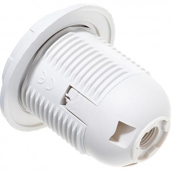 Патрон накладной прямой с кольцом ECOLA BASE E27 AB7DPWEAY Белый Патрон накладной прямой с кольцом ECOLA BASE E27 AB7DPWEAY Белый