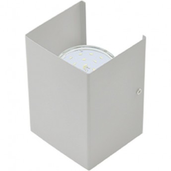 Светильник ECOLA GX53-N52 настенный бра прямоугольный серый 2* GX53 100х140х90 (1 из цв. уп. по 2) Светильник ECOLA GX53-N52 настенный бра прямоугольный серый 2* GX53 100х140х90 (1 из цв. уп. по 2)